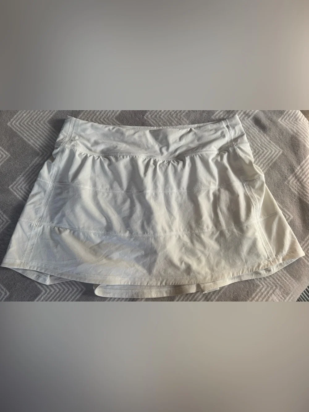 Lululemon Pace Rival Bone Athletic Skirt